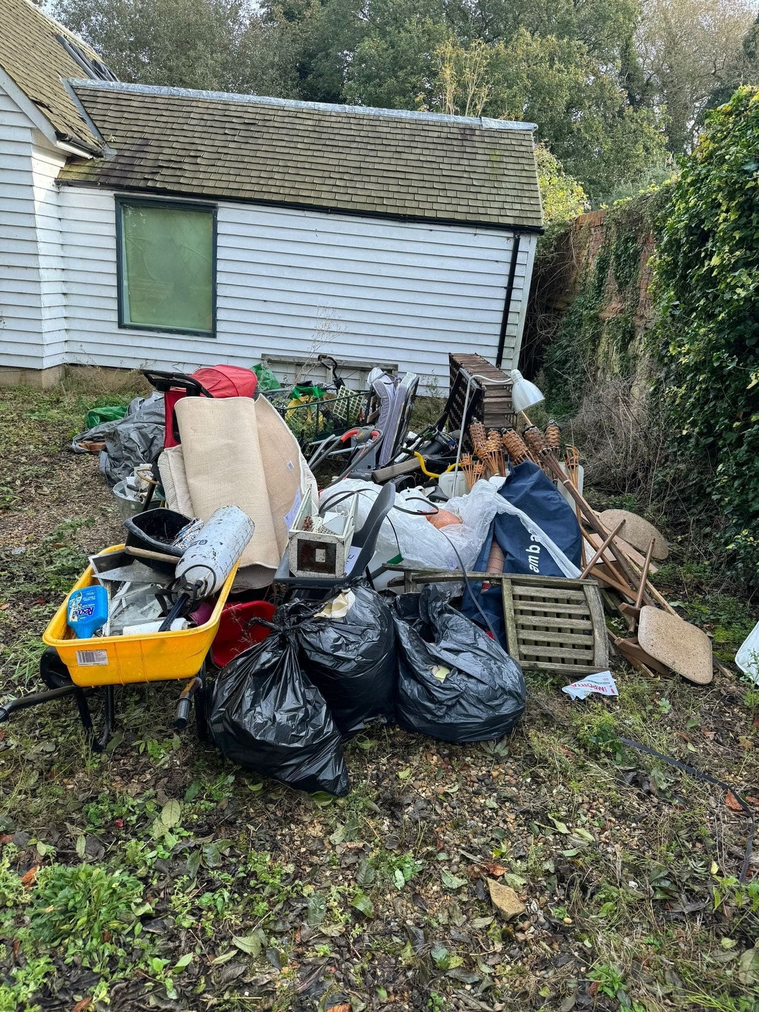 Garden clearance before clearance