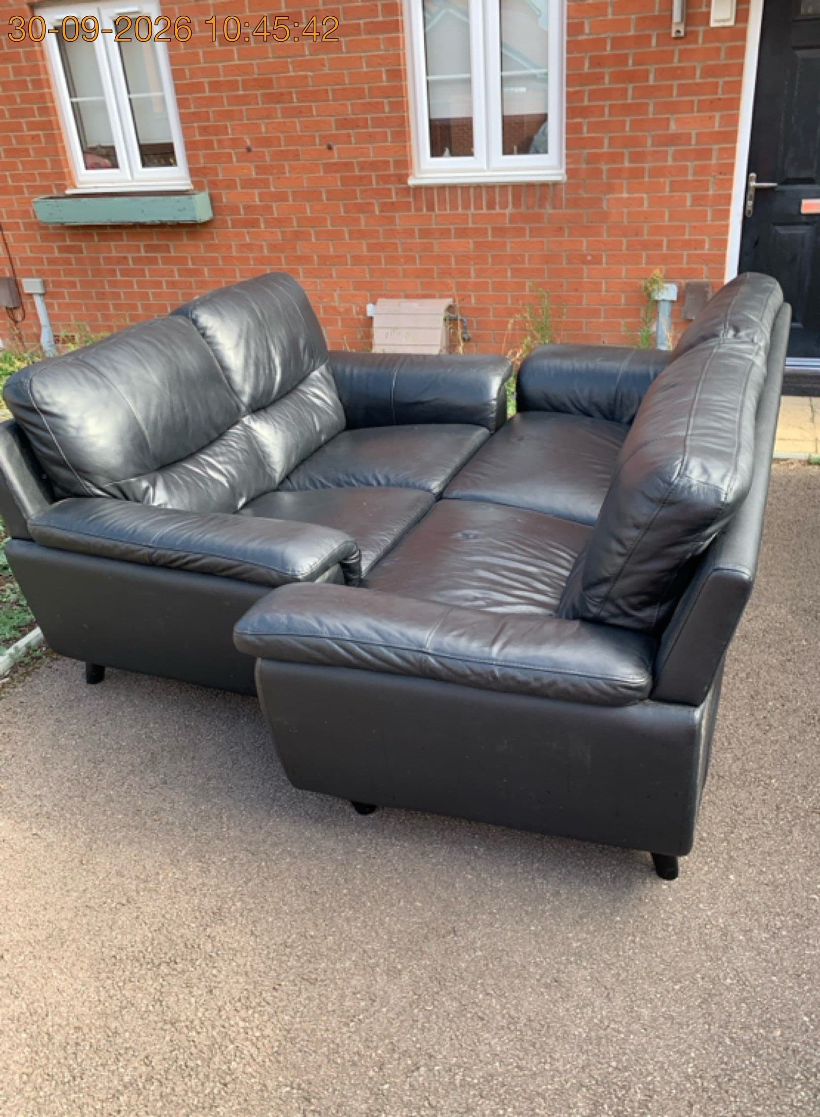 Sofa collection, Beehive Lane, Bedford before clearance