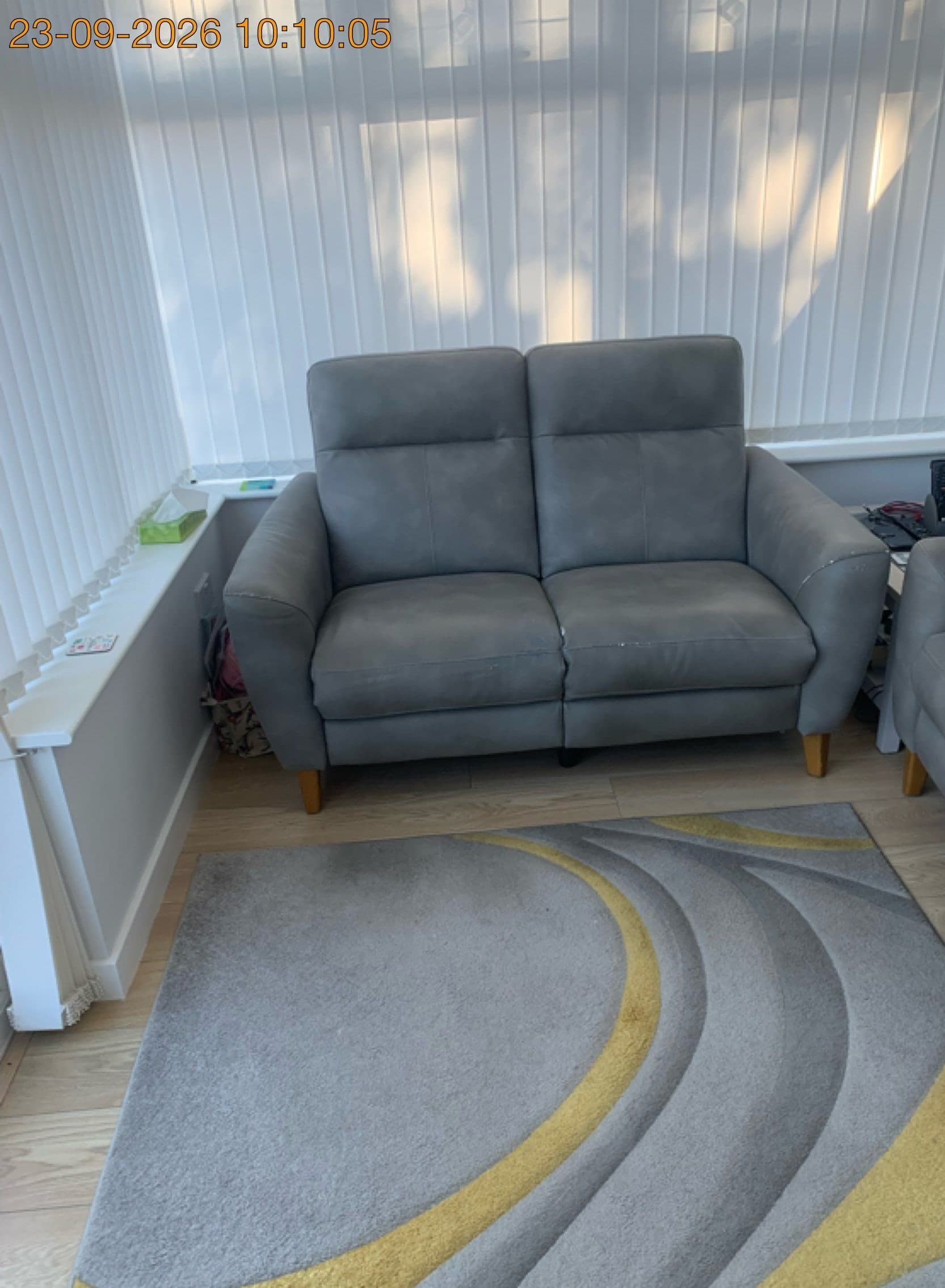 2-seater & 3-seater sofa removal, Sussex Road, Bletchley before clearance