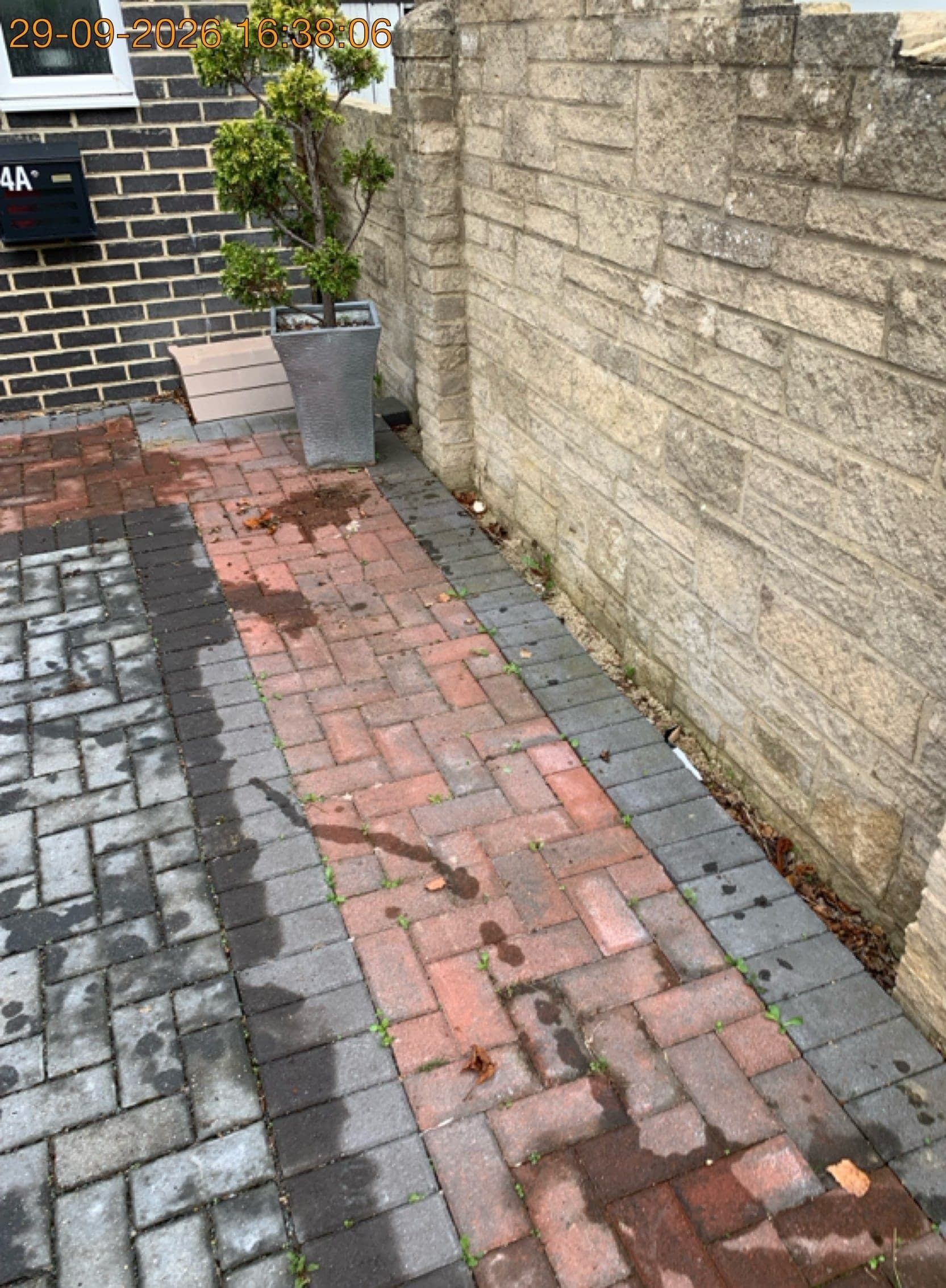 Old windows & builders waste, Carterton after clearance