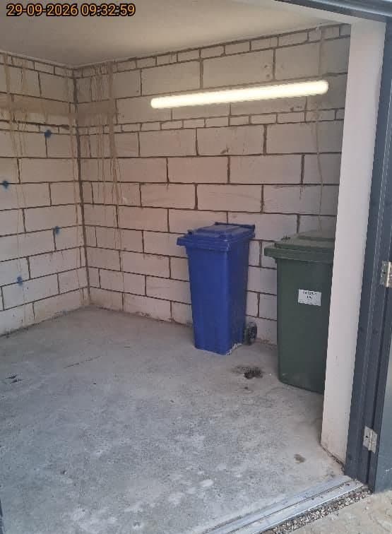 Housing association bin store, Thame after clearance