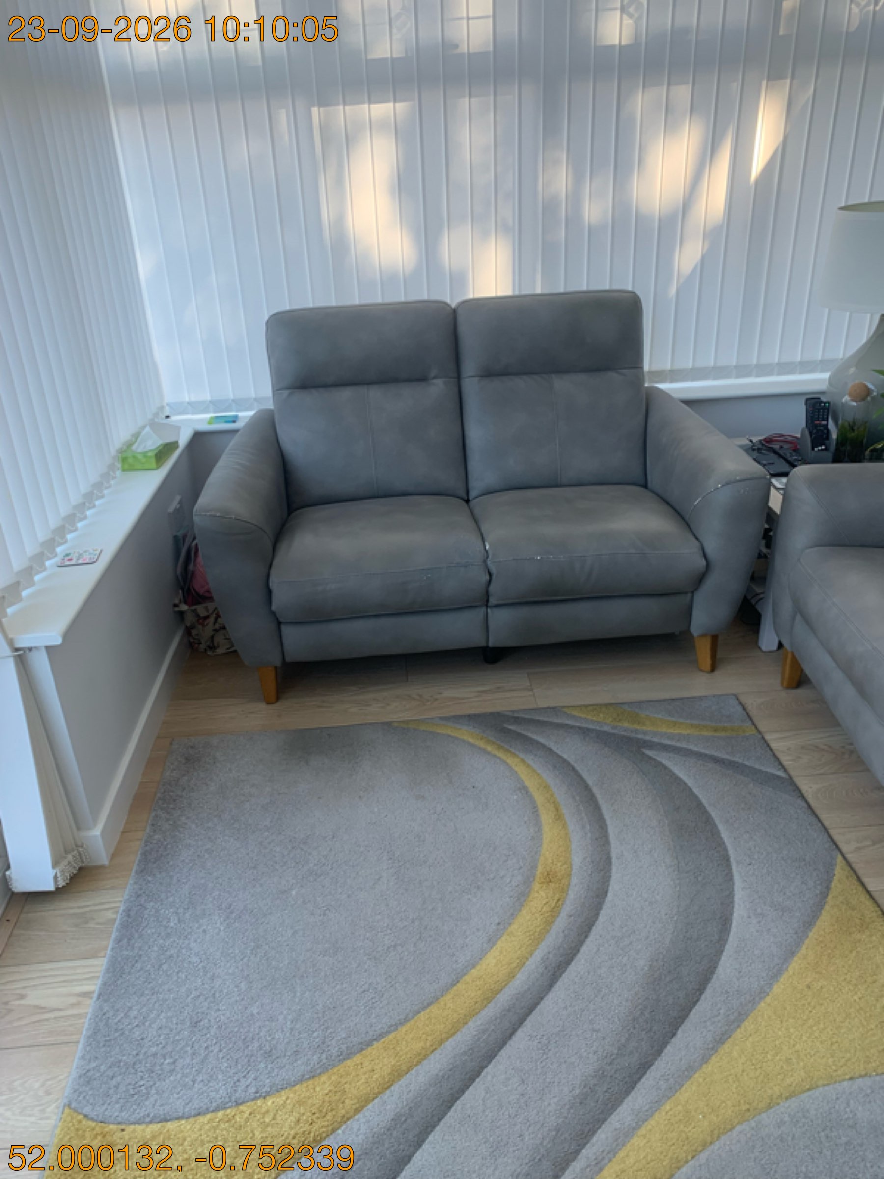 2-seater & 3-seater sofa removal, Sussex Road, Bletchley before clearance